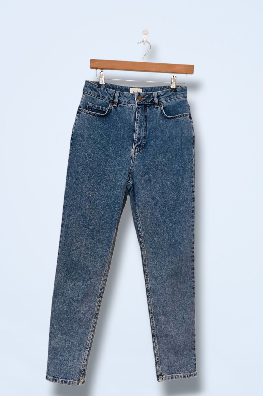 Hush Denim High Waist Mom Jeans Size UK 8