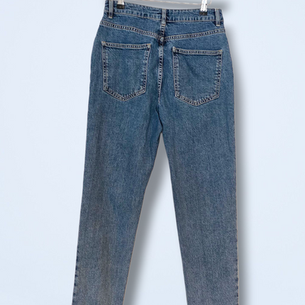 Hush Denim High Waist Mom Jeans Size UK 8