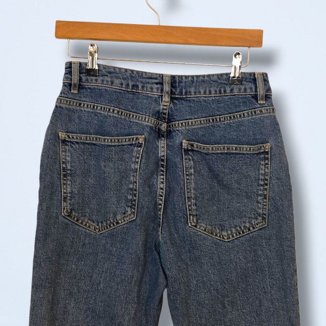 Hush Denim High Waist Mom Jeans Size UK 8