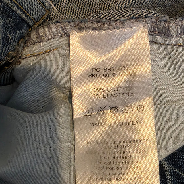 Hush Denim High Waist Mom Jeans Size UK 8