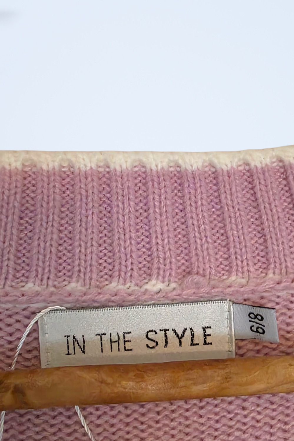 In The Style Size 6/8 Long Belted Knitted Cardigan Acrylic