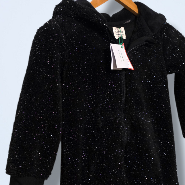 John Lewis – NWT – Age 5 Black Hooded Cat Onesie
