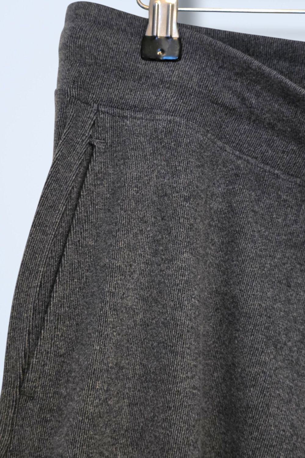 Men’s Dusky Blue Drawstring Cuffed Joggings Bottoms Large