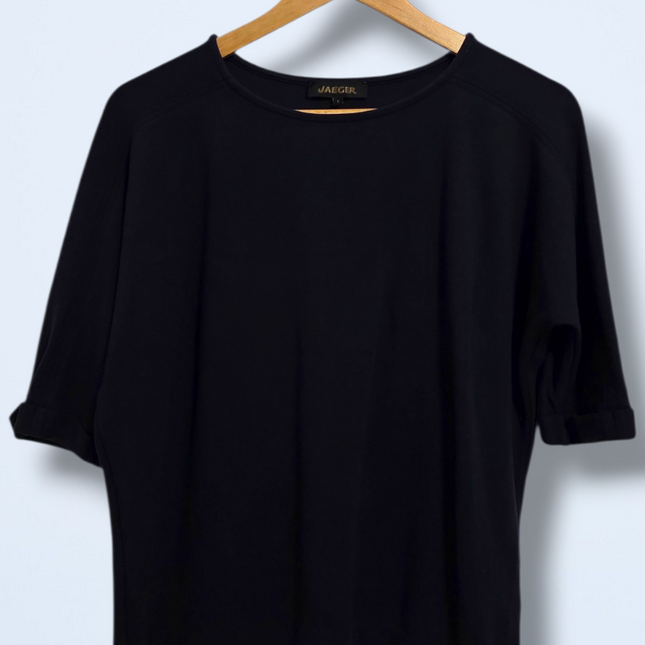 Jaeger – Size Large – Navy Short Sleeved Heavy-weight Tee