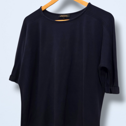 Jaeger – Size Large – Navy Short Sleeved Heavy-weight Tee