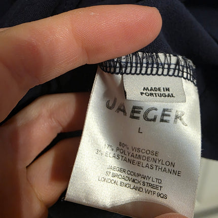 Jaeger – Size Large – Navy Short Sleeved Heavy-weight Tee