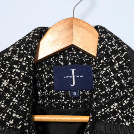 Jasper Conran – Size 10 – NWT – Black and White Printed Blazer