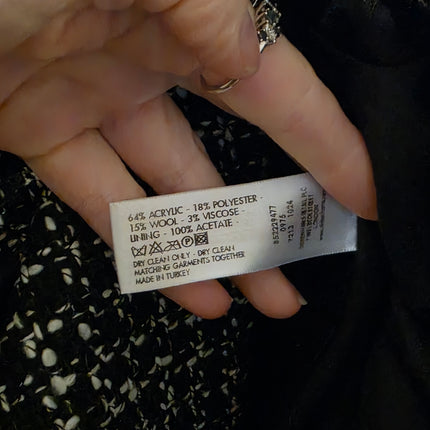 Jasper Conran – Size 10 – NWT – Black and White Printed Blazer