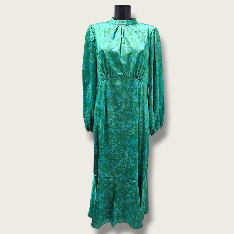 Joanna Hope Satin Jacquard Midi Dress New UK 14 RRP £100