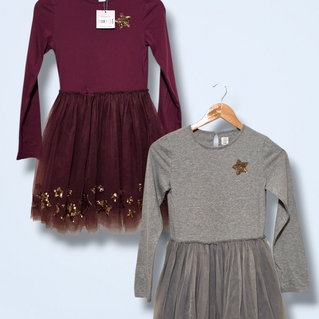 John Lewis – Age 10 – Two Long-sleeved Dresses – NWT