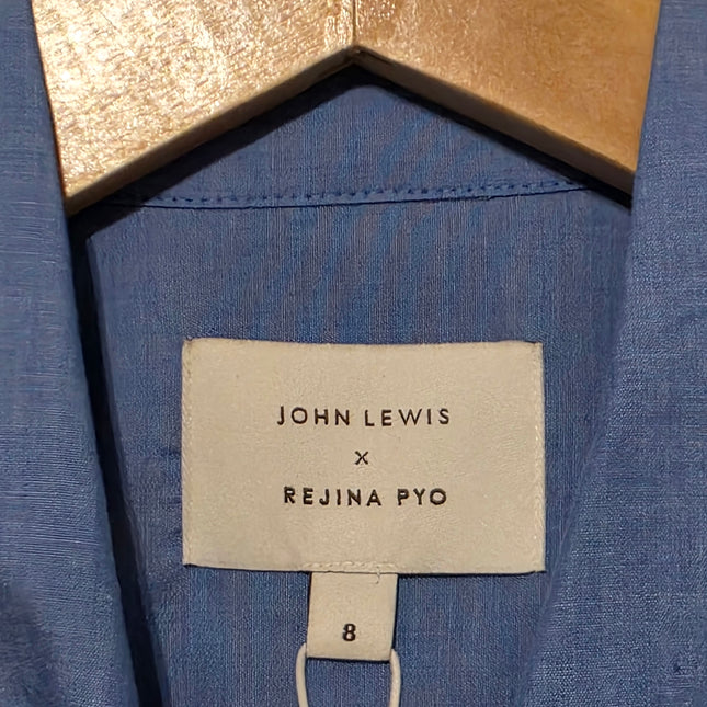John Lewis – Blue Long-sleeved Blouse – Rejina Pyo – Size 8 – RRP £129
