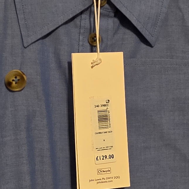 John Lewis – Blue Long-sleeved Blouse – Rejina Pyo – Size 8 – RRP £129