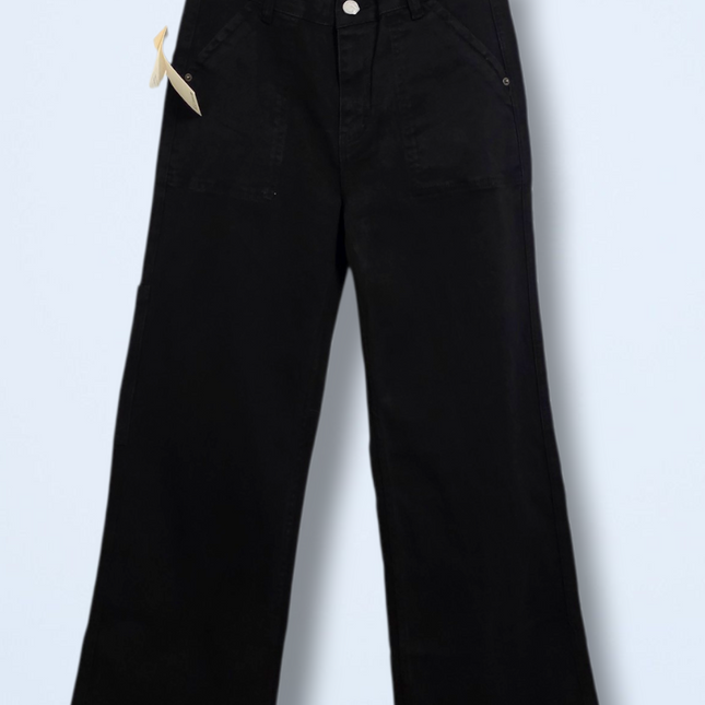 Kate Denim - W32 – Black Wide-leg Denim Jeans – NWT