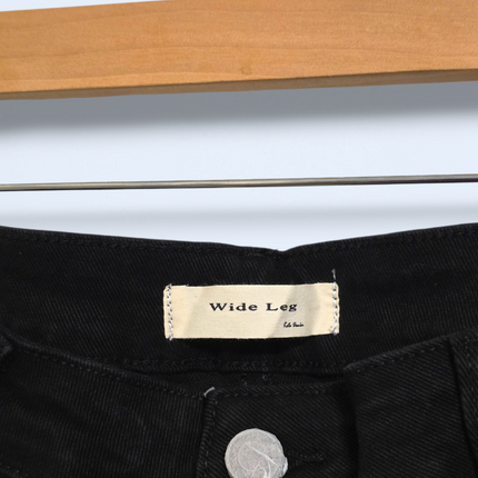 Kate Denim - W32 – Black Wide-leg Denim Jeans – NWT