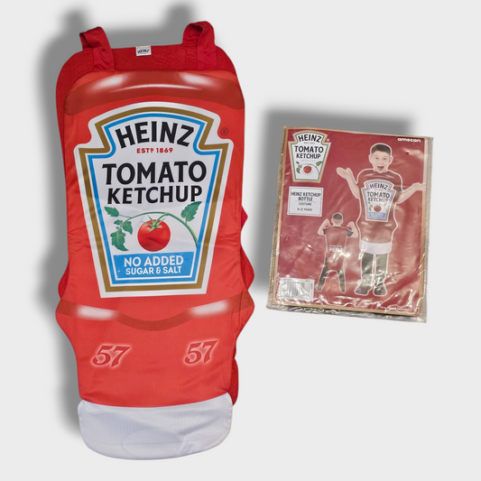 Amscan Heinz Tomato Ketchup Costume – Age 8-12 Years, New with Tags
