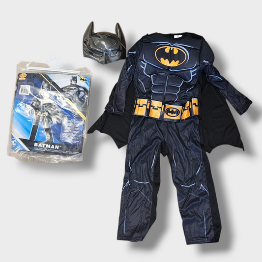 Rubie’s Children’s Batman Costume – Age 5-6, New with Tags