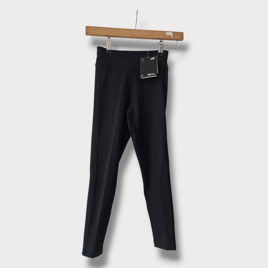 Girls Puma Black DryCELL Leggings – Age 7-8 Years – High Waisted