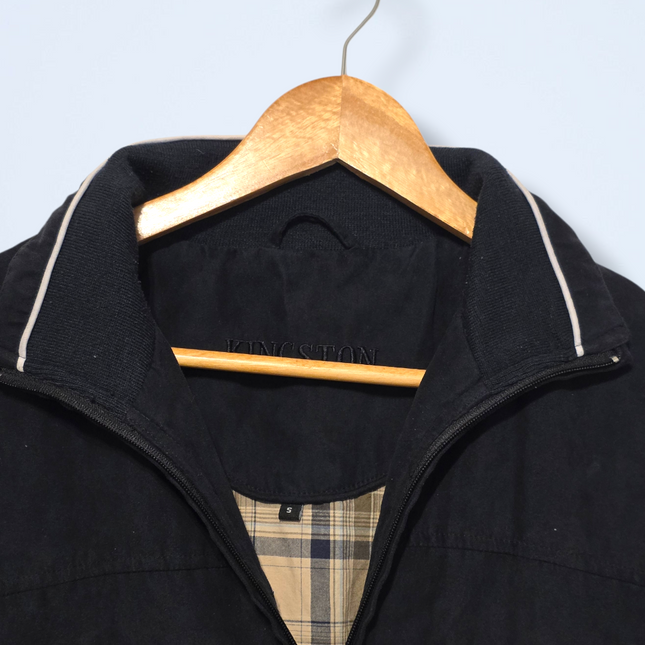 Kingston – Men’s Size Small Navy Bomber Jacket – Long Sleeved