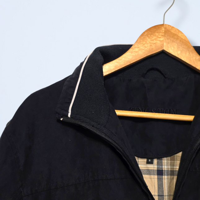 Kingston – Men’s Size Small Navy Bomber Jacket – Long Sleeved