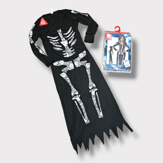 Smiffy's Skeleton Costume – UK 12-14 – Tube Dress – New With Tags