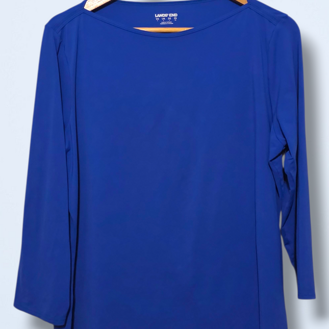 Lands’ End – Blue Two-piece Activewear Set – Large – UK 14/16