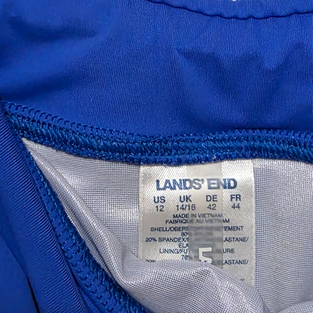 Lands’ End – Blue Two-piece Activewear Set – Large – UK 14/16