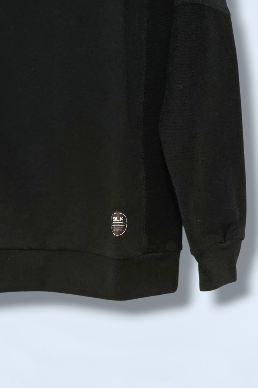 Black Embroidered London Irish Sweater New XS