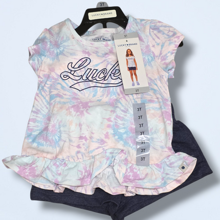 Lucky Brand – Age 3 – NWT – Two-piece Shorts & T-Shirt Set