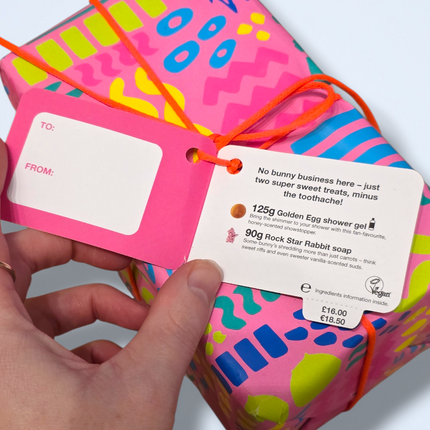 Lush Sweet Stuff Pre-wrapped Gift Bundle Shower Gel & Soap