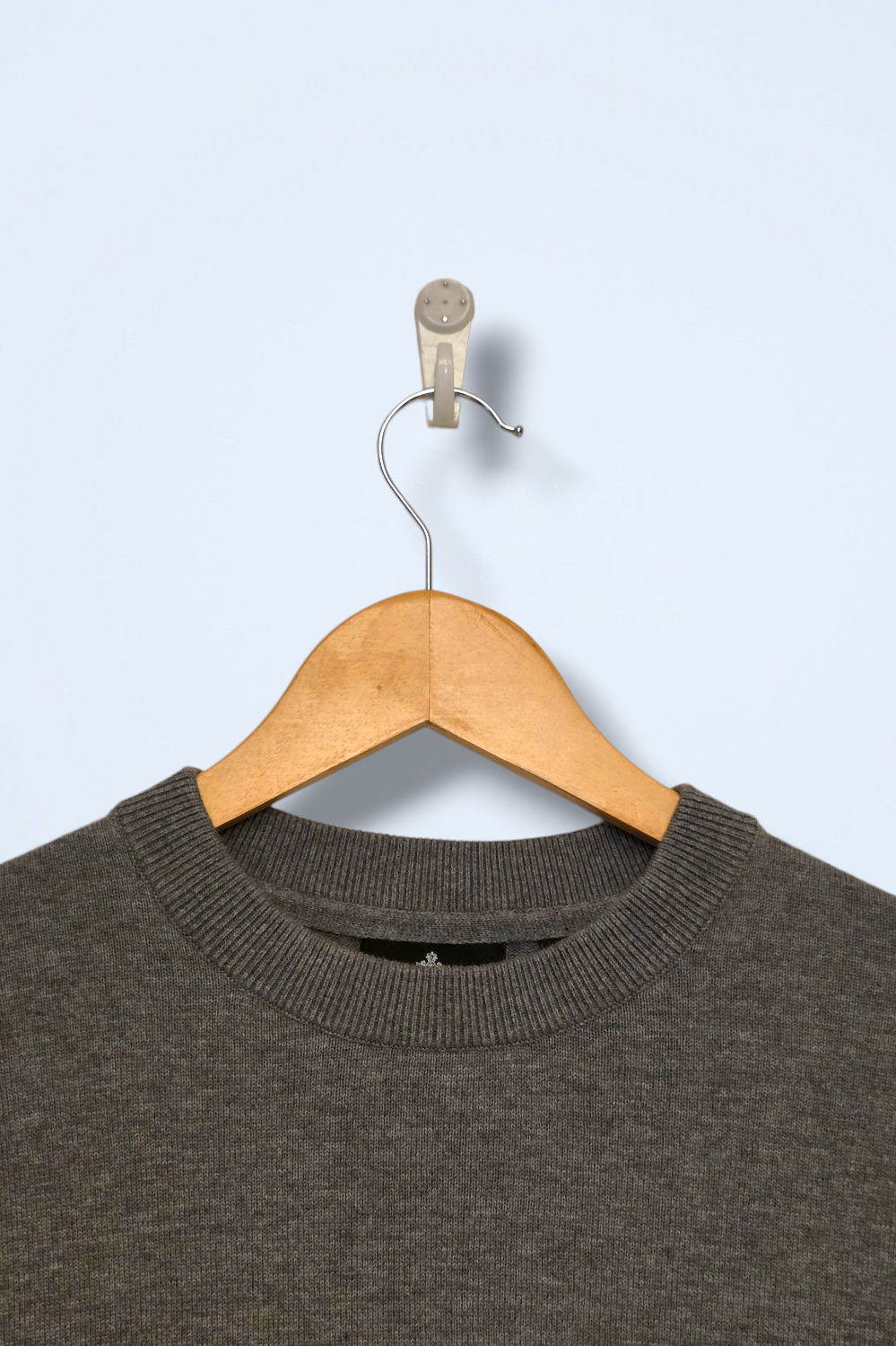 Lyle & Scott Grey Knitted Sweater Size Small Cotton