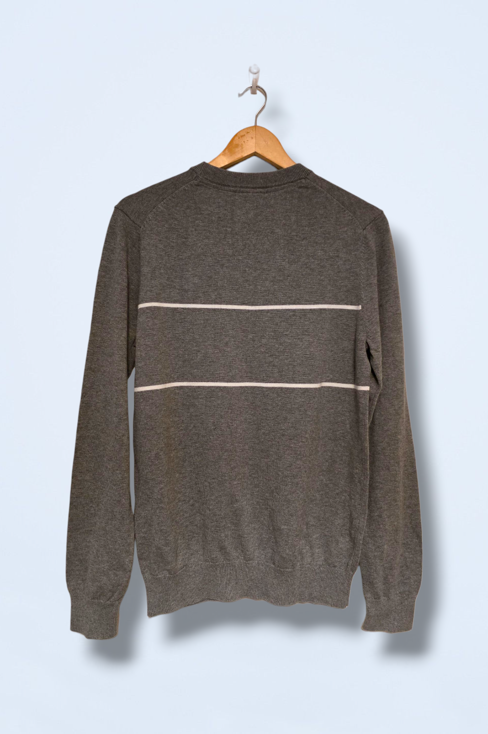 Lyle & Scott Grey Knitted Sweater Size Small Cotton