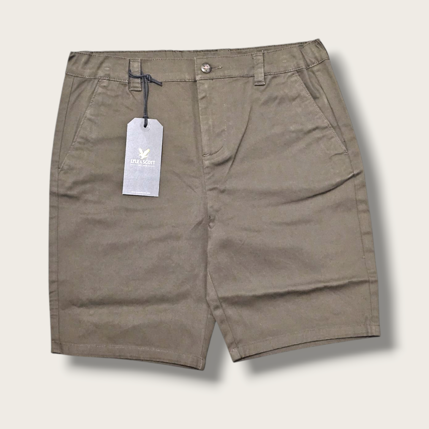 Lyle & Scott Olive Green Chino Shorts Age 12/13 New