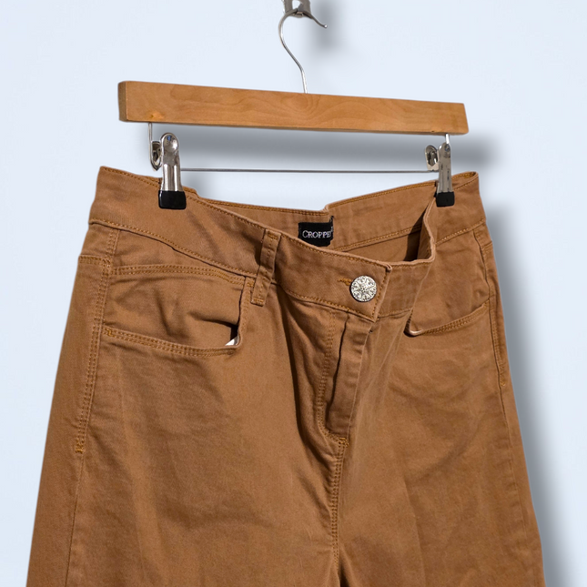 M&S – Dark Camel – Size UK 16 – Cropped Jeggings