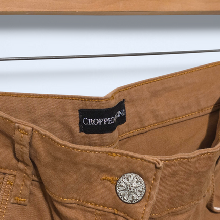 M&S – Dark Camel – Size UK 16 – Cropped Jeggings