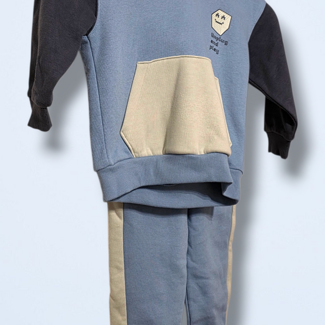 M&S – Blue Two-piece Tracksuit – Jumper & Joggers – NWT – Age 2-3 years