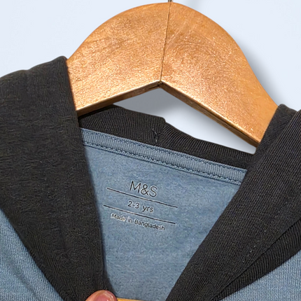 M&S – Blue Two-piece Tracksuit – Jumper & Joggers – NWT – Age 2-3 years