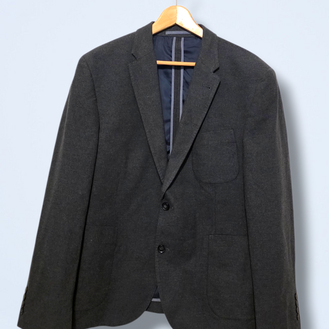 Marks & Spencer – Grey Pure Cotton Blazer – Chest 44 in
