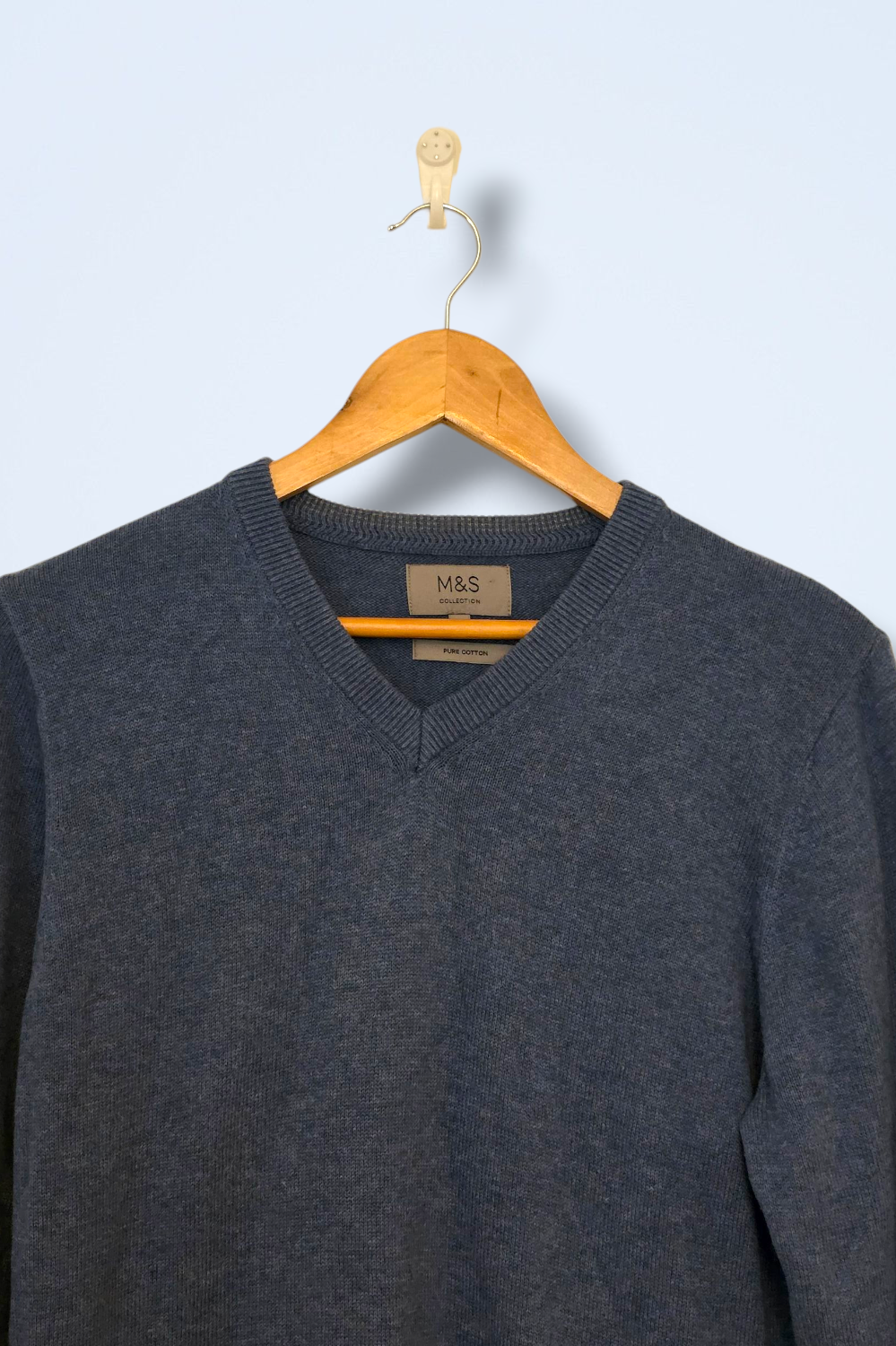 Marks & Spencer Size Small Men’s Blue Knitted Jumper