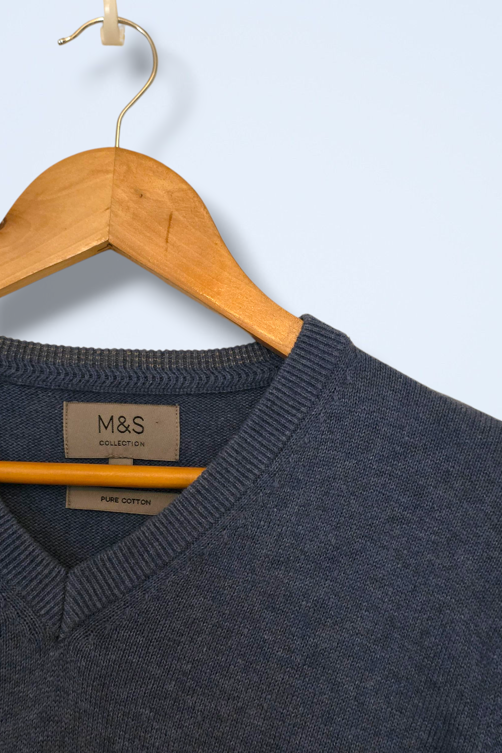 Marks & Spencer Size Small Men’s Blue Knitted Jumper