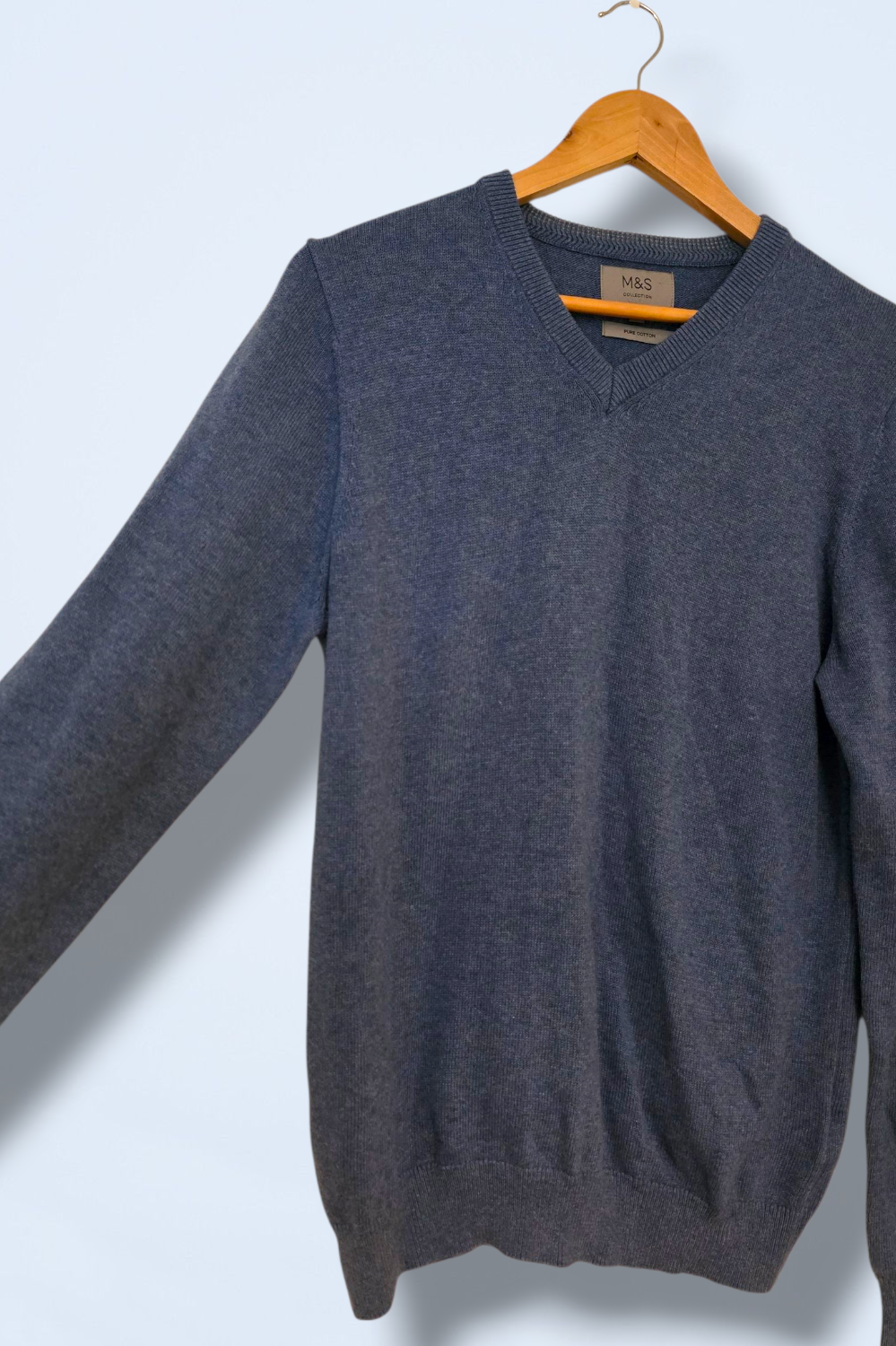 Marks & Spencer Size Small Men’s Blue Knitted Jumper