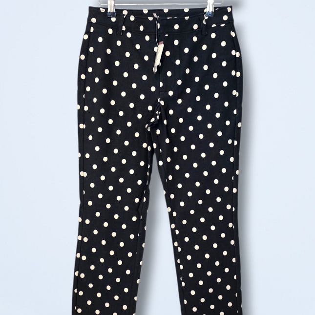 Polka Dot High Waist Tapered Trousers New Free People