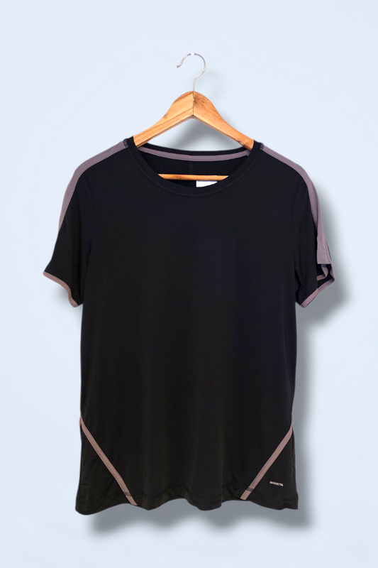 Black Mondetta Active Wear T-Shirt Size Medium