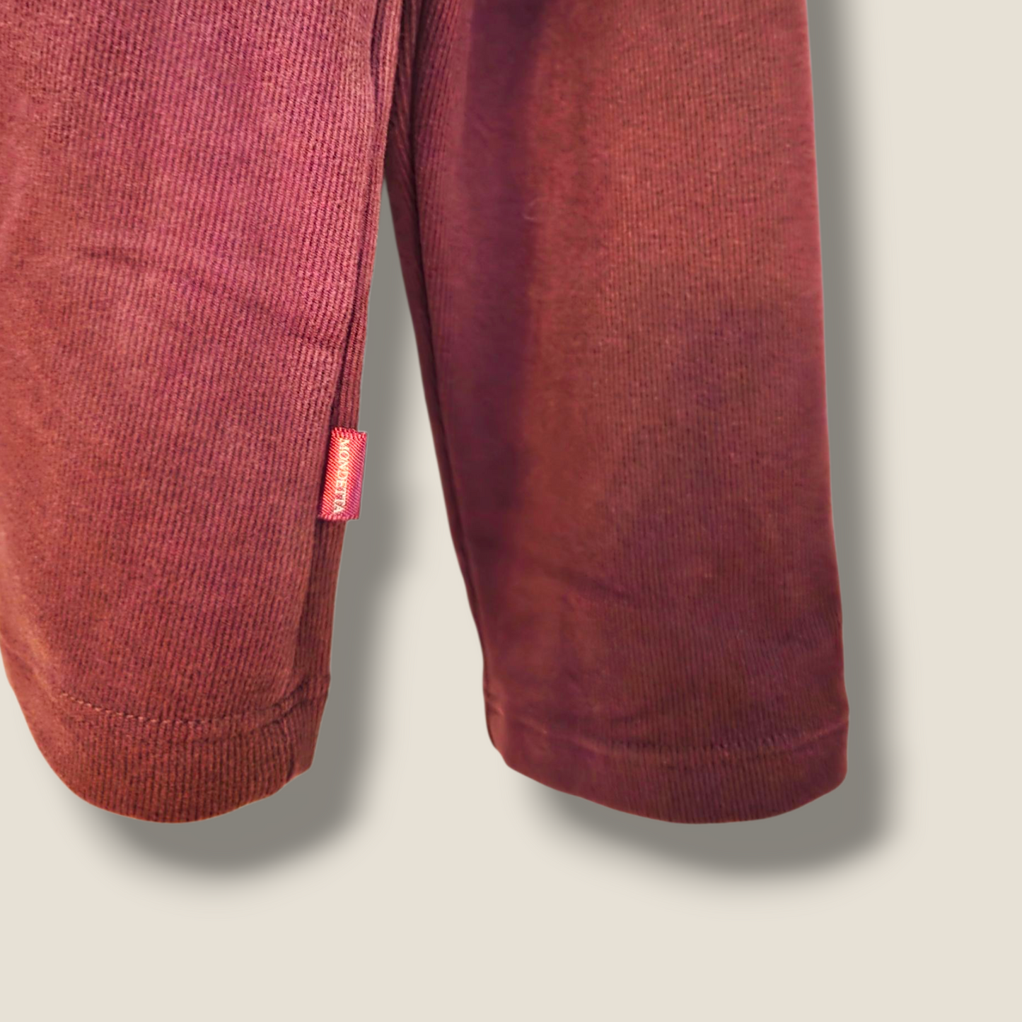 Burgundy Soft-touch Long-sleeved Top – New – Medium