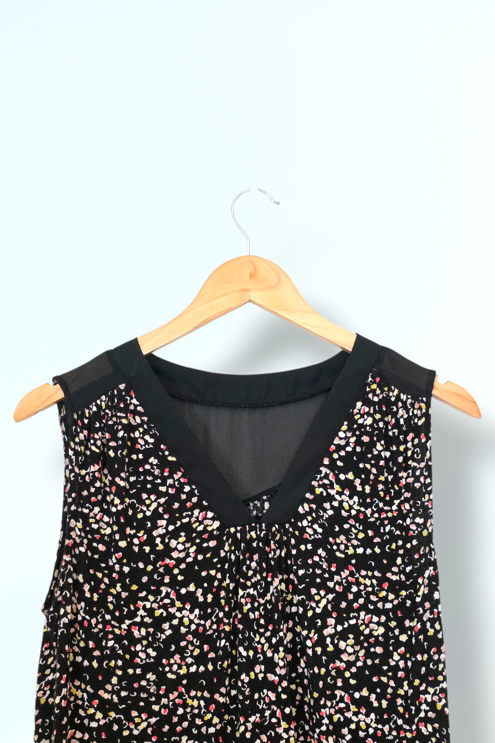 Monsoon V-Neck Blouse Size Medium Viscose