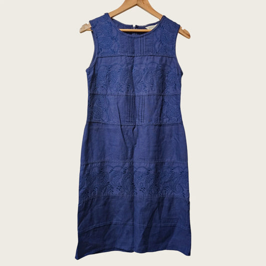 Monsoon UK 10 100% Linen Dress