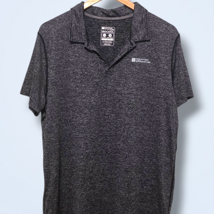 Black & Grey Mountain Warehouse Polo Activewear Large