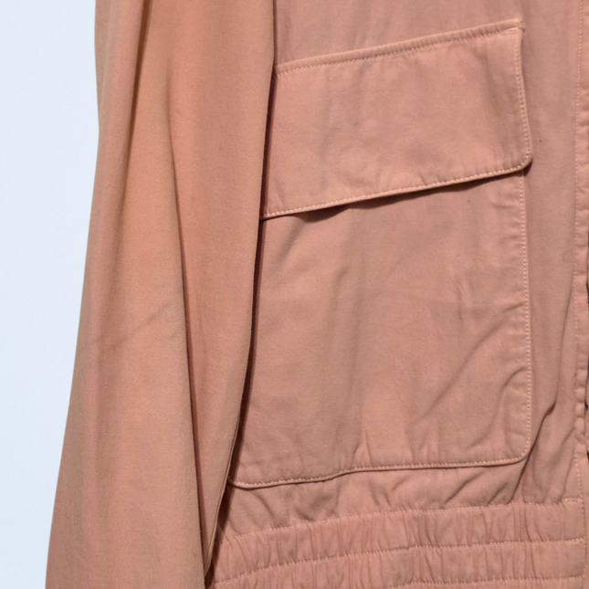 Mr P – Men’s Pink Zip Jacket – Blouson – Size Large – Silk & Cotton