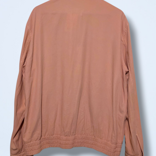 Mr P – Men’s Pink Zip Jacket – Blouson – Size Large – Silk & Cotton