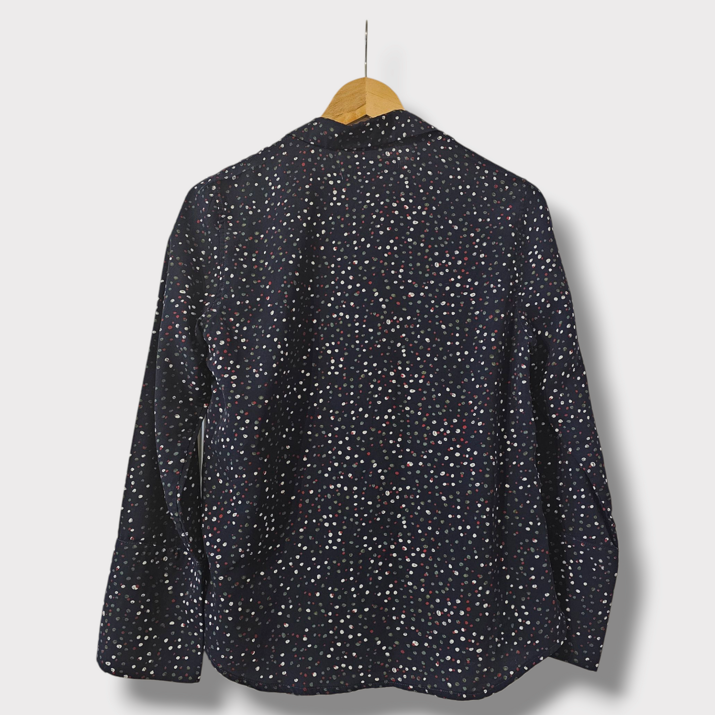 Nain Navy Printed Shirt – Size F (UK 8–10)