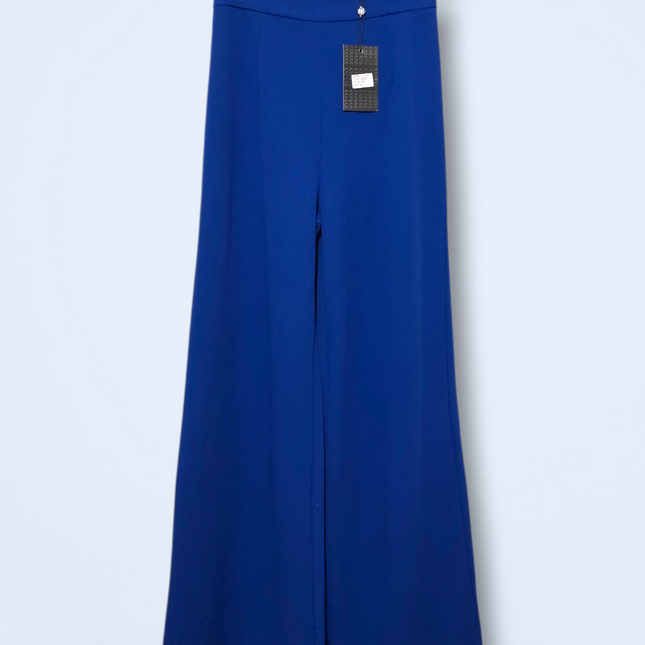 Naanaa – UK Size 8 – Blue Wide-leg Trousers – NWT